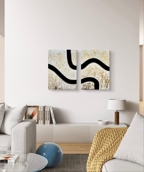 Tableaux abstraits minimalistes