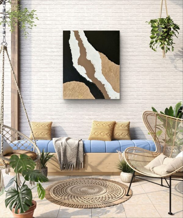 Terre de sable Tableau moderne naturel
