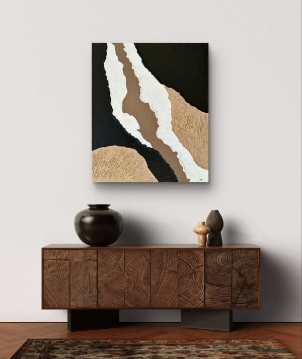 Terre de sable Tableau moderne naturel