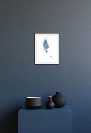 Int MRI papier 24x30 (1) Aquarelle contemporaine inspirée de la lumière marine, réalisée en technique humide et évoquant le style de Turner. Œuvre artistique moderne et lumineuse.