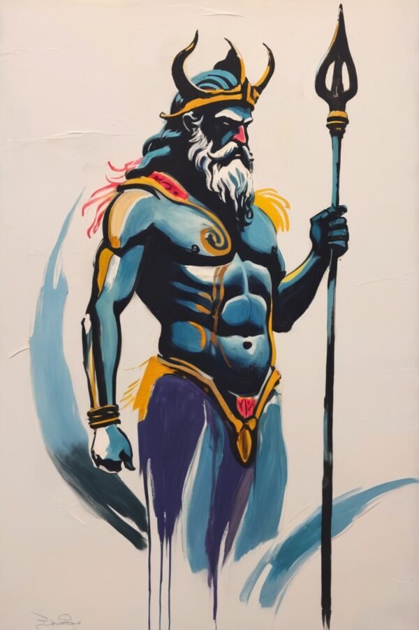 Default_contemporary_abstract_painting_of_Poseidon_with_his_t_1 (1)