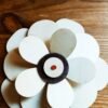 🌸 Fleur Murale en Bois – Décoration Artisanale & Élégante | Créa Coquelicot
