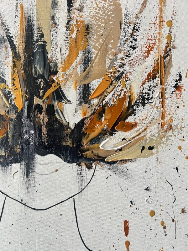 Sous le masque - Tableau abstrait