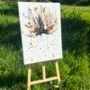 Sous le masque - Tableau abstrait