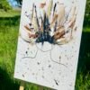 Sous le masque - Tableau abstrait