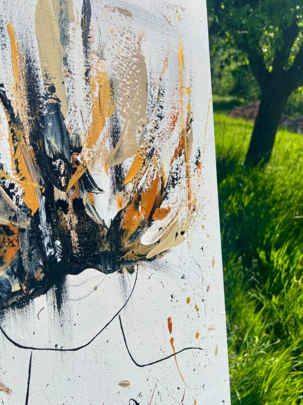 Sous le masque - Tableau abstrait